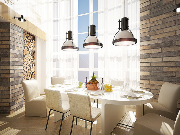 Фото из портфолио Двухярусная квратира. Лофт. 220м2 – фотографии дизайна интерьеров на INMYROOM