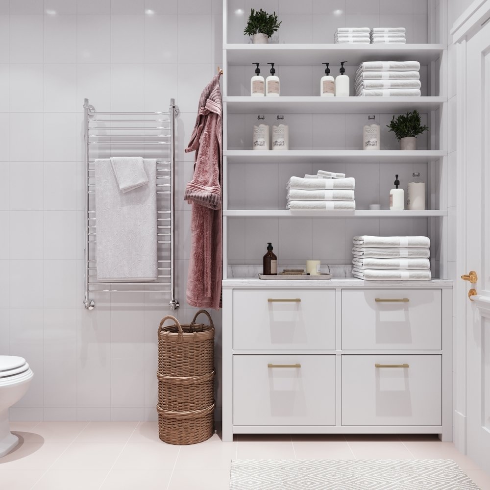 Фотография: Ванная в стиле Современный, Квартира, Проект недели, Химки, Елена Иванова, 3 комнаты, 60-90 метров, ЖК «Левобережный» – фото на INMYROOM Фотография: Ванная в стиле Современный, Квартира, Проект недели, Химки, Елена Иванова, 3 комнаты, 60-90 метров, ЖК «Левобережный» – фото на INMYROOM