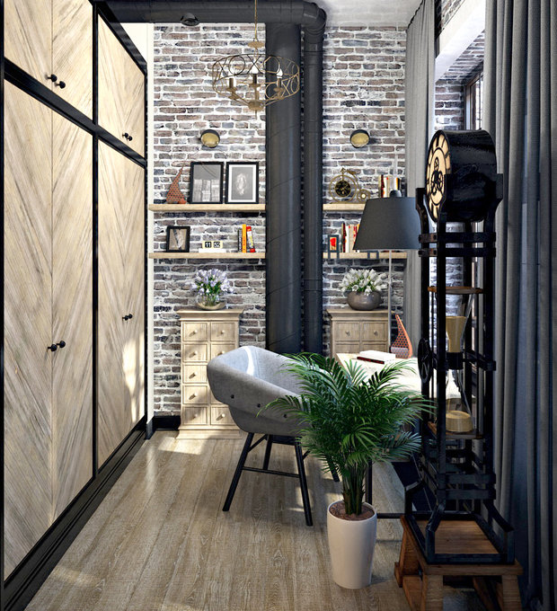 Фото из портфолио Лофт 17 – фотографии дизайна интерьеров на INMYROOM