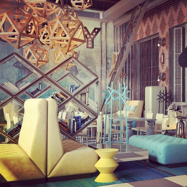 Фото из портфолио Ресторан Funk Loft – фотографии дизайна интерьеров на INMYROOM