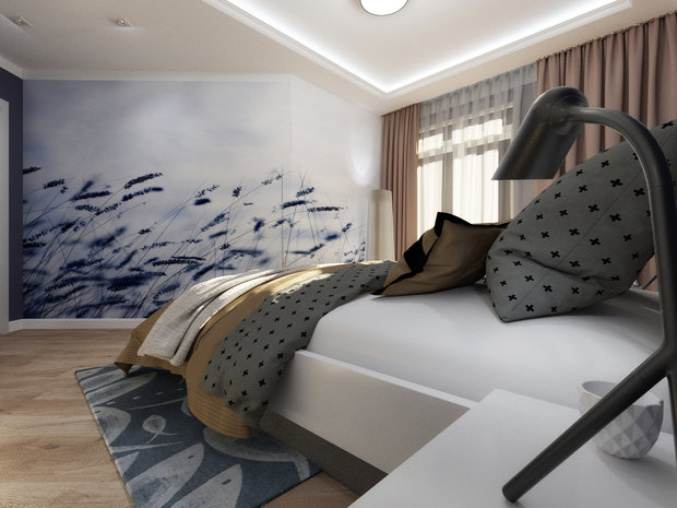 Фото из портфолио Дизайн спальни Опалиха О2 – фотографии дизайна интерьеров на INMYROOM