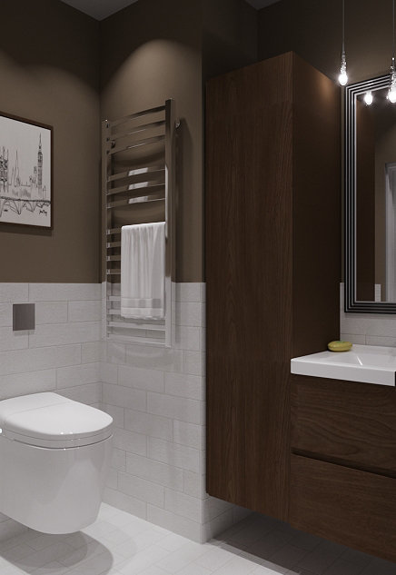 Фото из портфолио VeresaevaProjectBathroom – фотографии дизайна интерьеров на INMYROOM