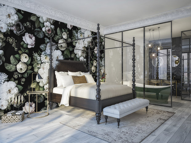 Фото из портфолио Темная классика – фотографии дизайна интерьеров на INMYROOM