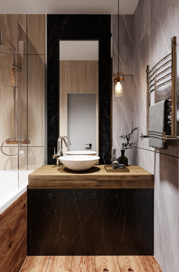 Фото из портфолио Квартира с синими акцентами – фотографии дизайна интерьеров на INMYROOM