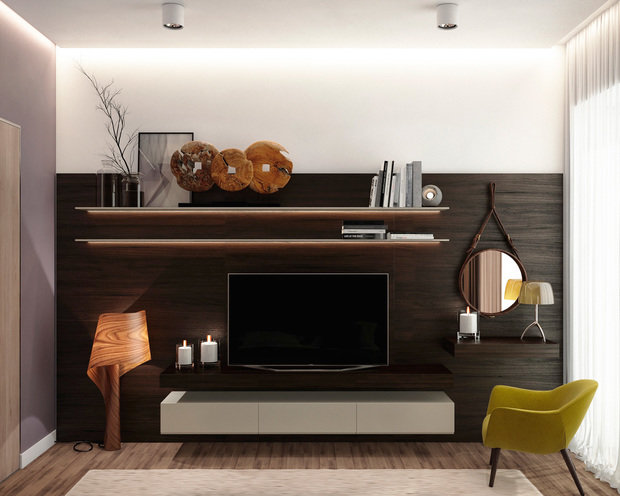 Фото из портфолио Дизайн-проект квартиры 58 м2 – фотографии дизайна интерьеров на INMYROOM