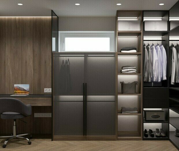 Фото из портфолио Проект кабинета – фотографии дизайна интерьеров на INMYROOM