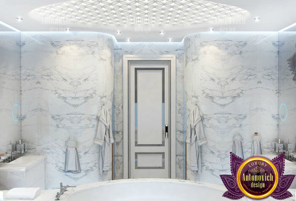 Фото из портфолио Modern Marble Bathroom Decor – фотографии дизайна интерьеров на INMYROOM