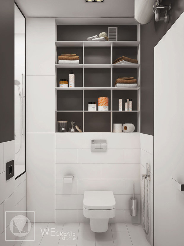 Фото из портфолио Квартира-студия в стиле минимализм – фотографии дизайна интерьеров на INMYROOM