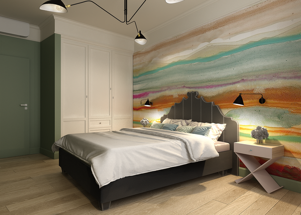 Фотография: Спальня в стиле Современный, Квартира, Проект недели, Анастасия Туганова – фото на INMYROOM