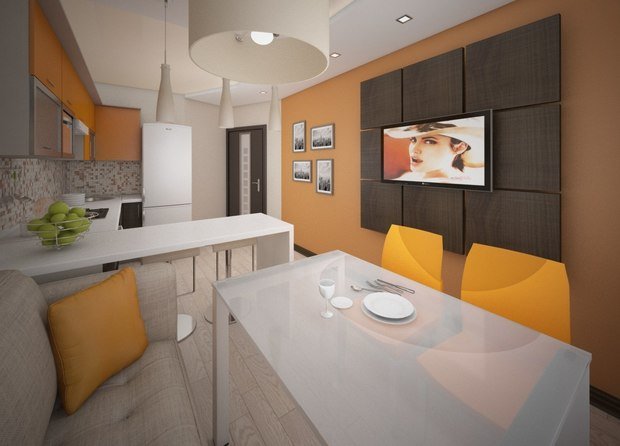 Фото из портфолио 1к. в ЖК Авиатор на ул. Орджоникидзе. – фотографии дизайна интерьеров на INMYROOM