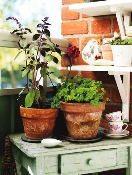 Фотография: Балкон в стиле Прованс и Кантри, Декор интерьера, Квартира, Интерьер комнат – фото на INMYROOM