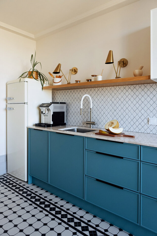 Фотография: Кухня и столовая в стиле Современный, Квартира, Проект дня, Ростов-на-Дону, 2 комнаты, 40-60 метров, Бохо – фото на INMYROOM