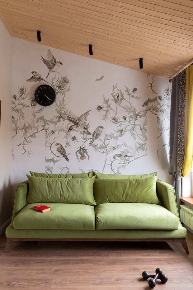 Фотография: Кабинет в стиле Современный, Эклектика, Дом, Проект недели, Дом и дача, Таунхаус, 3 комнаты, 60-90 метров, Щелково, Екатерина Проскурина, KPDesign – фото на INMYROOM