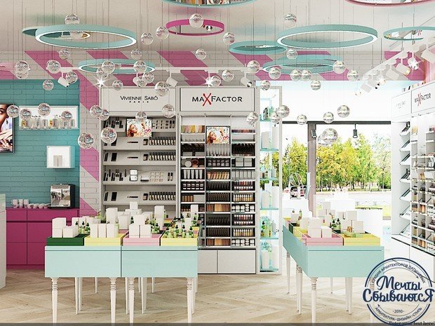 Фото из портфолио Интерьер салона косметики – фотографии дизайна интерьеров на INMYROOM