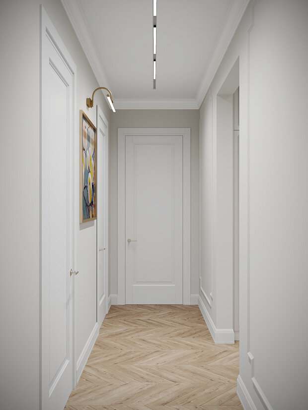 Фото из портфолио Дизайн-проект квартиры в ЖК «Logos (Логос)» в стиле французская классика – фотографии дизайна интерьеров на INMYROOM