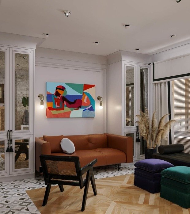 Фото из портфолио Фили 57м2 – фотографии дизайна интерьеров на INMYROOM