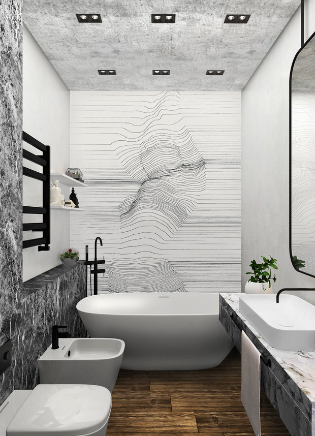 Фото из портфолио Лофт Зеленая роща – фотографии дизайна интерьеров на INMYROOM