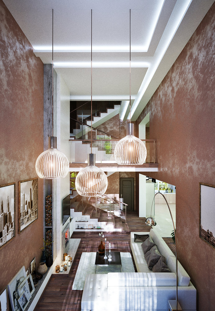 Фотография: Гостиная в стиле Лофт, Классический, Современный, Декор интерьера, Дом, Архитектура, Минимализм – фото на INMYROOM