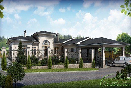 Изящный загородный дом