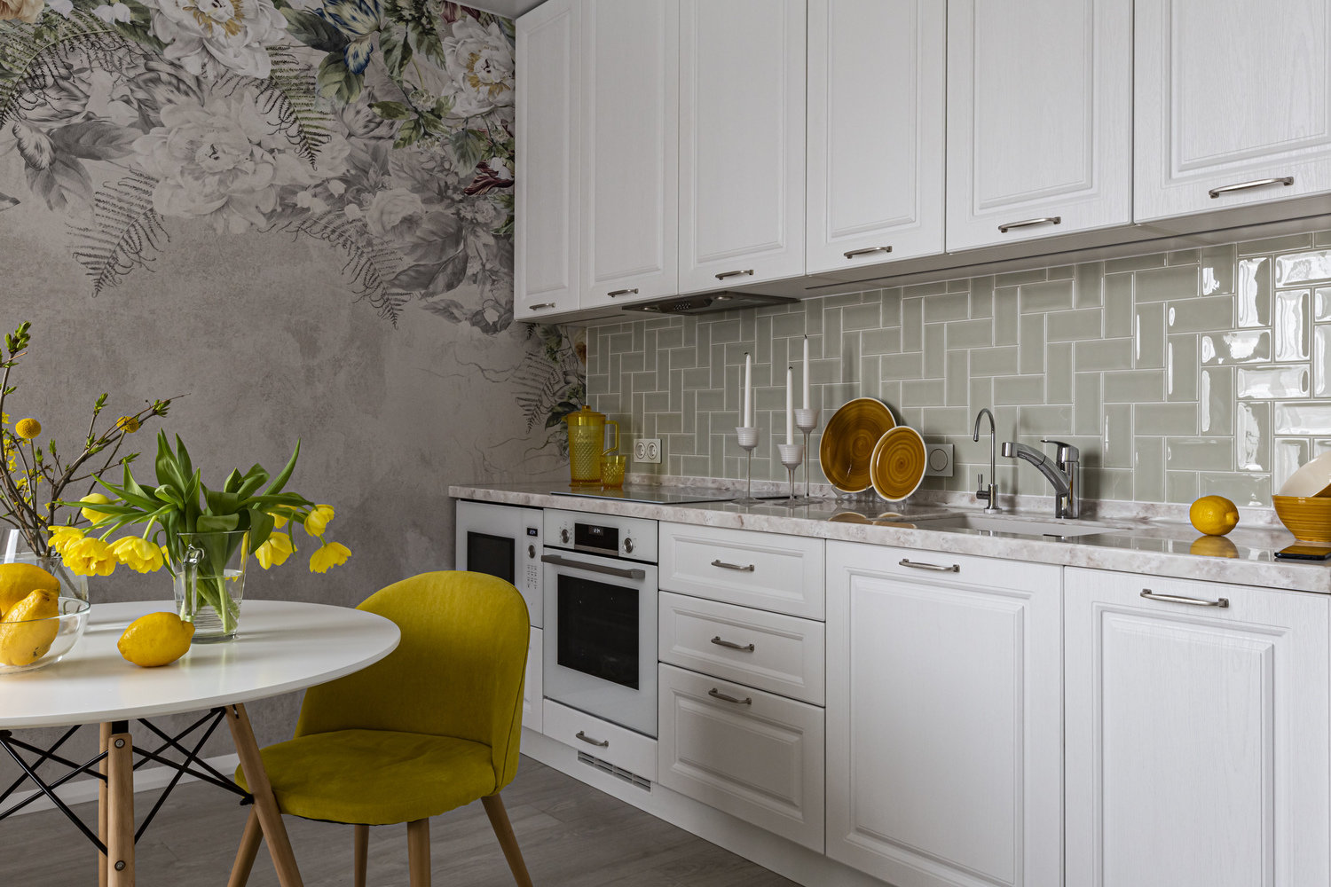 Фотография: Кухня и столовая в стиле Современный, Квартира, Проект недели, Санкт-Петербург, 1 комната, 40-60 метров, Анастасия Заркуа – фото на INMYROOM Фотография: Кухня и столовая в стиле Современный, Квартира, Проект недели, Санкт-Петербург, 1 комната, 40-60 метров, Анастасия Заркуа – фото на INMYROOM