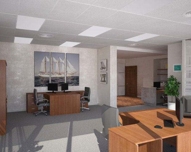 Фото из портфолио Офис. Рабочие зоны – фотографии дизайна интерьеров на INMYROOM