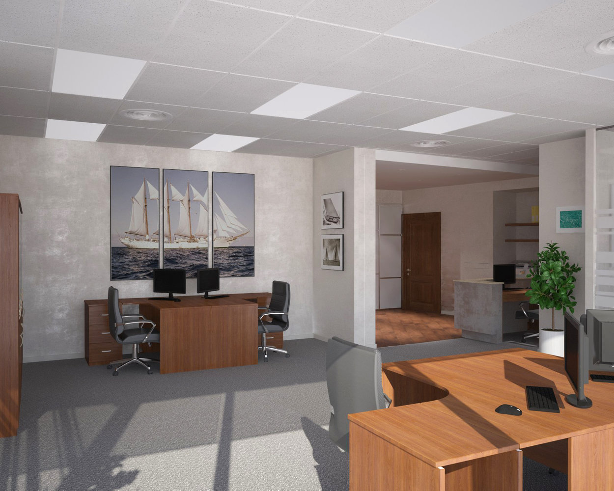 Фото из портфолио Офис. Рабочие зоны – фотографии дизайна интерьеров на INMYROOM Фото из портфолио Офис. Рабочие зоны – фотографии дизайна интерьеров на INMYROOM