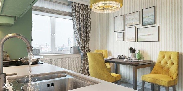 Фото из портфолио Жемчужный фрегат – фотографии дизайна интерьеров на INMYROOM