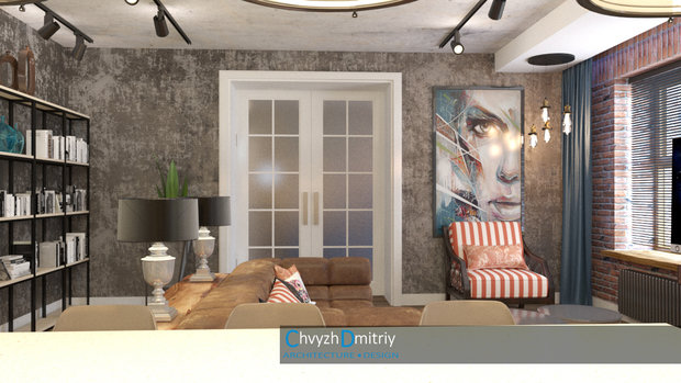 Фото из портфолио Настоящий лофт – фотографии дизайна интерьеров на INMYROOM