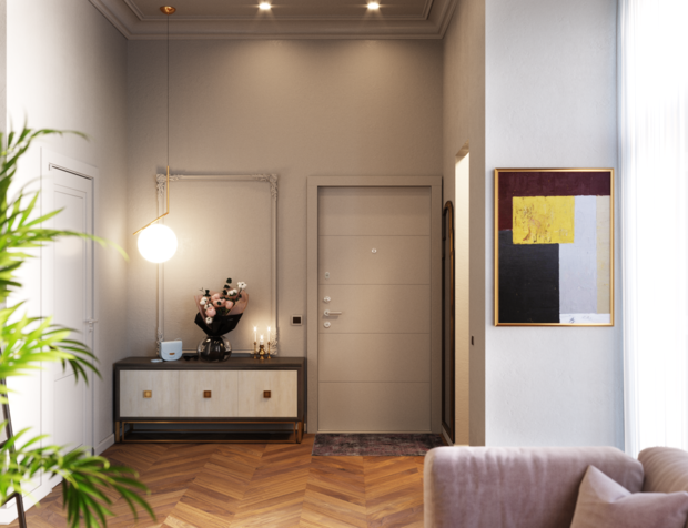 Фотография: Прихожая в стиле Эклектика, Малогабаритная квартира, Квартира, Студия, Проект дня, Москва, до 40 метров, Монолитно-кирпичный, Анастасия Шабельская – фото на INMYROOM