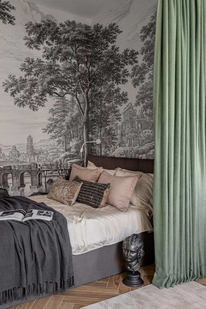 Фотография: Спальня в стиле Современный, Эклектика, Винтажный, Классический, Квартира, Студия, Проект дня, Москва, до 40 метров, KolesDesign, Виктория Колесникова – фото на INMYROOM Фотография: Спальня в стиле Современный, Эклектика, Винтажный, Классический, Квартира, Студия, Проект дня, Москва, до 40 метров, KolesDesign, Виктория Колесникова – фото на INMYROOM