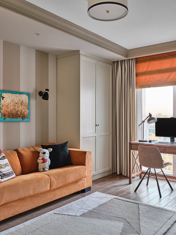 Фотография: Детская в стиле Современный, Квартира, Проект недели, Москва, 4 и больше, Более 90 метров, Карина Сейфуль-Мулюкова – фото на INMYROOM