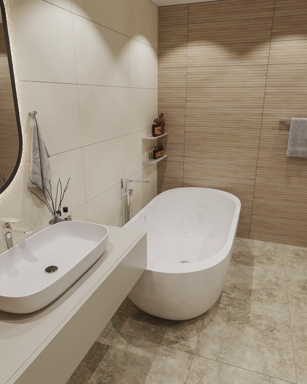 Фото из портфолио Квартира 90 кв.м – фотографии дизайна интерьеров на INMYROOM