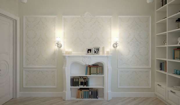 Фото из портфолио Проект квартиры с историей в самом сердце Москвы в роскошном классическом стиле – фотографии дизайна интерьеров на INMYROOM