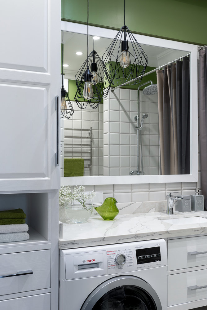 Фотография: Ванная в стиле Современный, Классический, Квартира, Проект недели, 3 комнаты, 60-90 метров, Владивосток, Елена Теплова – фото на INMYROOM Фотография: Ванная в стиле Современный, Классический, Квартира, Проект недели, 3 комнаты, 60-90 метров, Владивосток, Елена Теплова – фото на INMYROOM