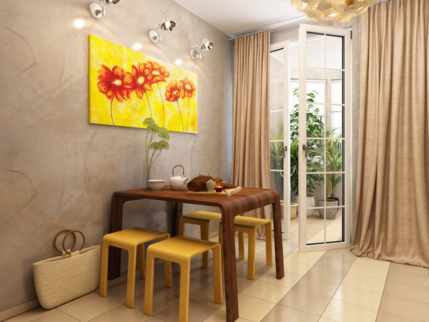 Фотография: Кухня и столовая в стиле Современный, Лофт, Квартира, Проект недели – фото на INMYROOM