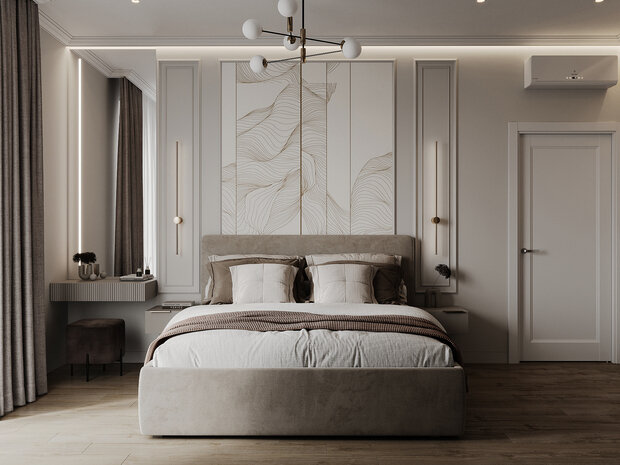 Фото из портфолио Дизайн интерьера квартиры в ЖК «Черная Речка 41» в стиле современный минимализм с элементами классики – фотографии дизайна интерьеров на INMYROOM