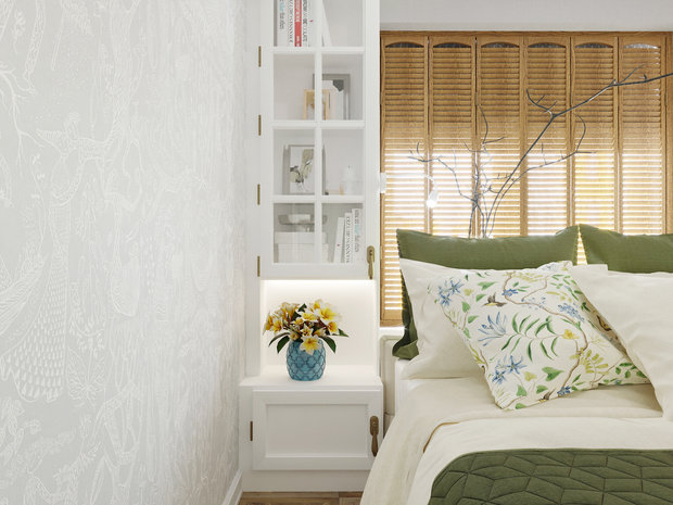 Фото из портфолио Интерьер 1-комнатной квартиры в ЖК Золотые купола – фотографии дизайна интерьеров на INMYROOM