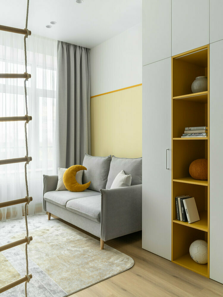 Фотография: Детская в стиле Современный, Квартира, Проект дня, Санкт-Петербург, 3 комнаты, Более 90 метров, ЖК «Сосновка» – фото на INMYROOM Фотография: Детская в стиле Современный, Квартира, Проект дня, Санкт-Петербург, 3 комнаты, Более 90 метров, ЖК «Сосновка» – фото на INMYROOM