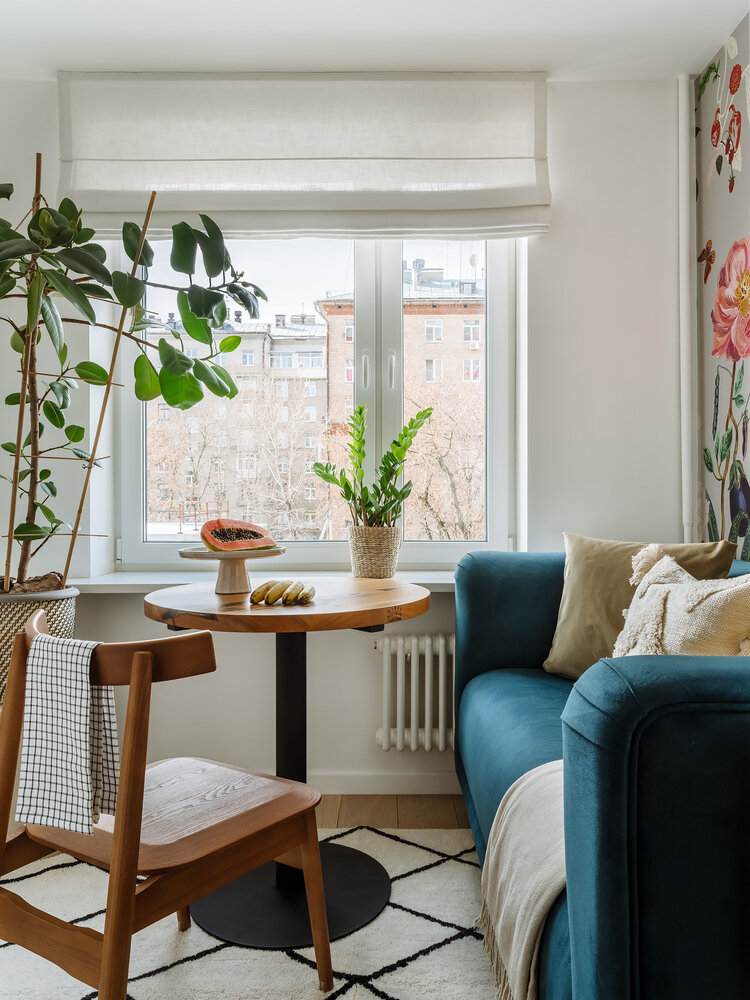 Фотография: Кухня и столовая в стиле Современный, Малогабаритная квартира, Квартира, Проект недели, Москва, Блочный дом, 1 комната, до 40 метров, И-209, Анна Римс – фото на INMYROOM Фотография: Кухня и столовая в стиле Современный, Малогабаритная квартира, Квартира, Проект недели, Москва, Блочный дом, 1 комната, до 40 метров, И-209, Анна Римс – фото на INMYROOM