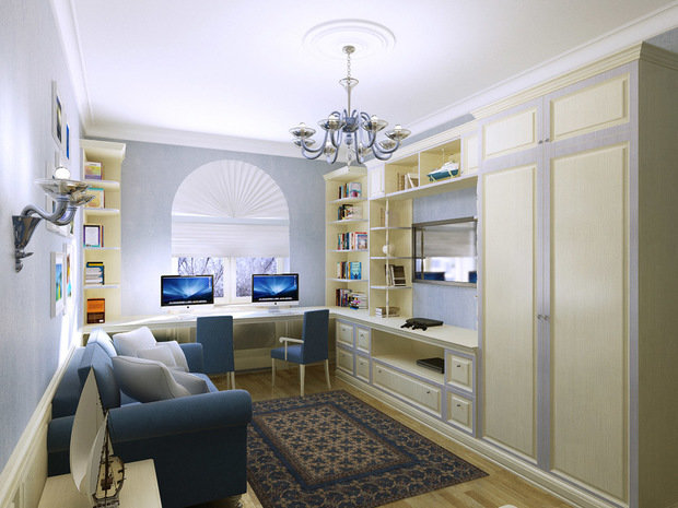 Фото из портфолио Дизайн-проект квартиры 100 м2 в центре Москвы – фотографии дизайна интерьеров на INMYROOM