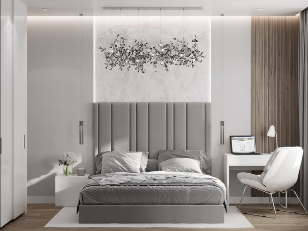Фото из портфолио Спальня 10,9 кв.м. – фотографии дизайна интерьеров на INMYROOM