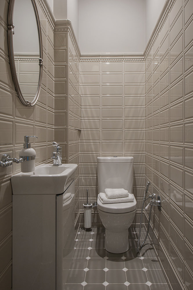 Фотография: Ванная в стиле Классический, Эклектика, Квартира, Переделка, Москва, эклектика в нитерьере, Сталинка, 2 комнаты, 60-90 метров, Музыченко Елена, Святодух Марина, современная классика – фото на INMYROOM Фотография: Ванная в стиле Классический, Эклектика, Квартира, Переделка, Москва, эклектика в нитерьере, Сталинка, 2 комнаты, 60-90 метров, Музыченко Елена, Святодух Марина, современная классика – фото на INMYROOM