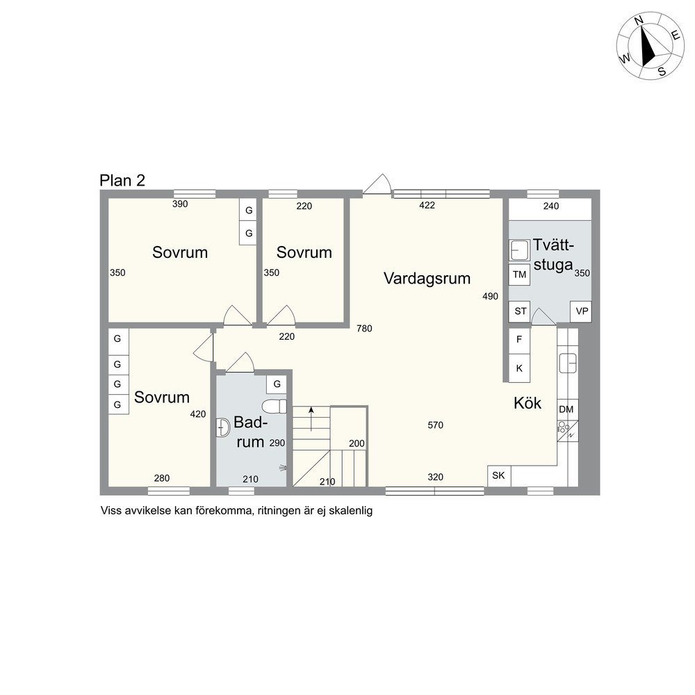 План второго этажа