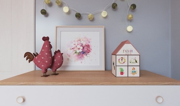 Фото из портфолио Детская в сканди стиле – фотографии дизайна интерьеров на INMYROOM