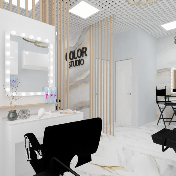 Фото из портфолио Салон красоты – фотографии дизайна интерьеров на INMYROOM