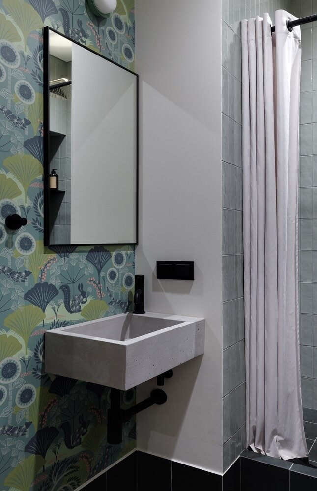 Фотография: Ванная в стиле Современный, Квартира, Проект недели, Москва, 3 комнаты, 60-90 метров, DSGN HUB – фото на INMYROOM Фотография: Ванная в стиле Современный, Квартира, Проект недели, Москва, 3 комнаты, 60-90 метров, DSGN HUB – фото на INMYROOM