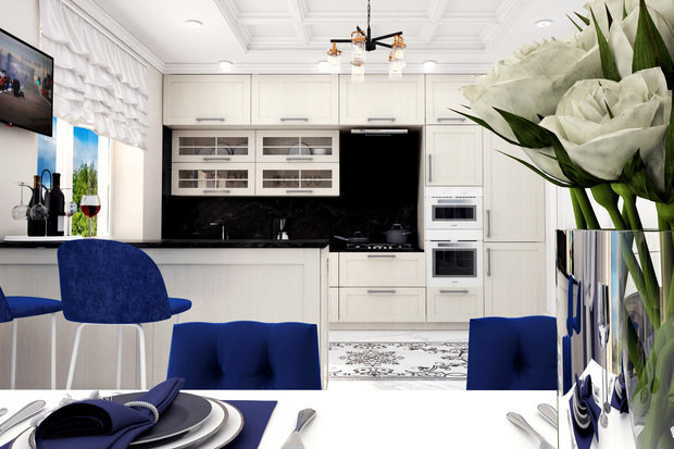 Фото из портфолио Дизайн кухни-столовой – фотографии дизайна интерьеров на INMYROOM