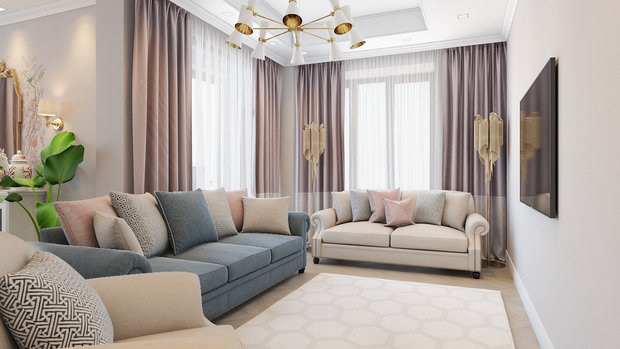 Фото из портфолио #квартирадлягульнары – фотографии дизайна интерьеров на INMYROOM