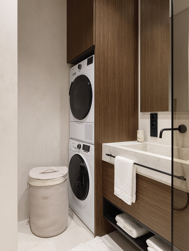 Фотография: Ванная в стиле Современный, Квартира, Проект дня, Сочи, 2 комнаты, 60-90 метров, современный/минимализм – фото на INMYROOM