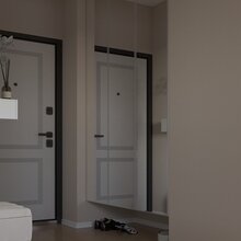 Визуализация интерьера прихожей в стиле минимализма